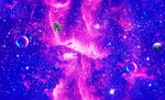 梦幻唯美星空背景墙