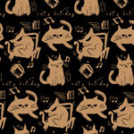 涂鸦抽象猫