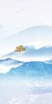 大气 高端山水玄关 TIF分层