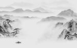 现代 新品灰色山水 TiF分层