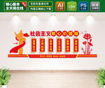 社会主义核心价值观文化墙