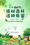 植树节海报
