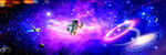 彩色星空