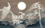 新中式背景墙  
