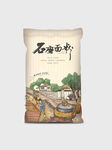 农家手工石面粉包装创意设计