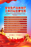 安全生产治本攻坚三年行动海报