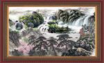山水国画 