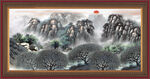 国画山水画 