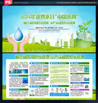 2024年世界水日宣传展板