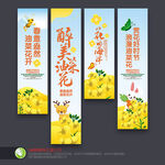 油菜花吊旗