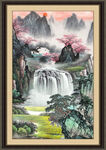巨幅山水画 