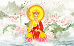 地藏弥勒佛背景画