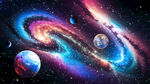 宇宙星空梦幻图