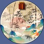圆形装饰画 