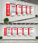 党建引领文化墙
