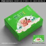 桃子包装 水蜜桃礼盒设计