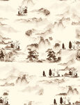 无缝   水墨画