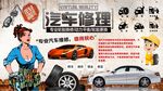 汽车维修背景墙