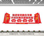 军民融合发展文化墙