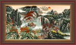国画山水画 