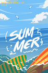 夏日冲浪