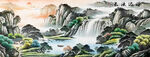 中国水墨山水画