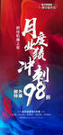 月度业绩冲刺98折热销海报