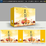桃子礼盒包装设计