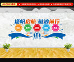 企业标语文化墙