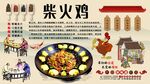 柴火鸡背景墙