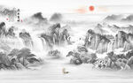 新中式意境山水画