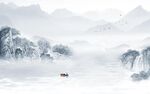 高山流水背景墙