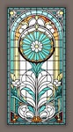 教堂蒂凡尼吊顶穹顶彩绘玻璃图案