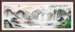 山水国画风景画