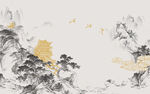 中国风山水画 