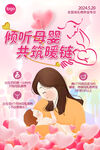 2024全国母乳喂养宣传日海报