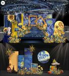 梵高星空婚礼效果图