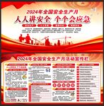 全国安全生产月展板