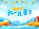 儿童节背景图片