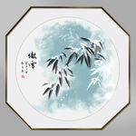 竹子装饰画