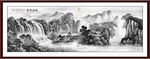水墨国画山水画 