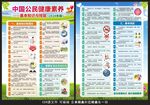 中国公民健康素养宣传单