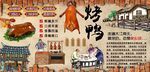 烤鸭背景墙