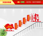 党建楼梯文化墙