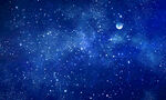 蓝色银河宇宙星空背景