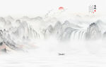 国画山水风景画