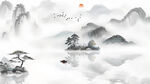 山水背景装饰画