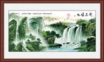 大厅山水画