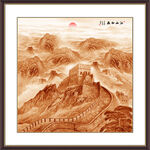 中堂山水画