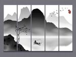水墨山水画